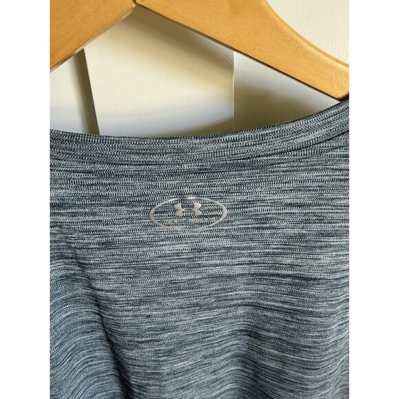 Men’s Coastal Blue Green Under Armour Loose Casual Athletic T-Shirt Sz Large - Picture 5 of 5